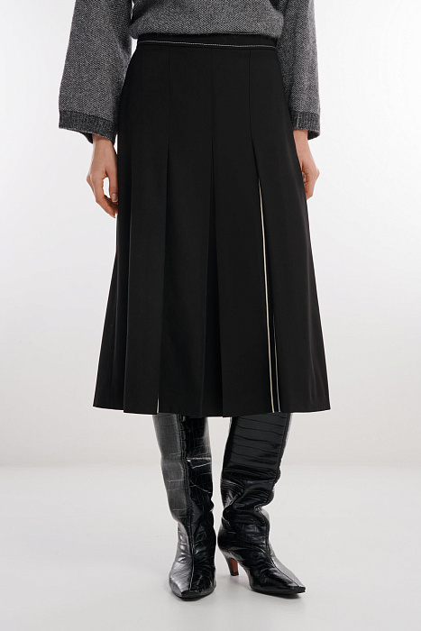 Юбка с декоративной тесьмой Бренд Caterina Leman