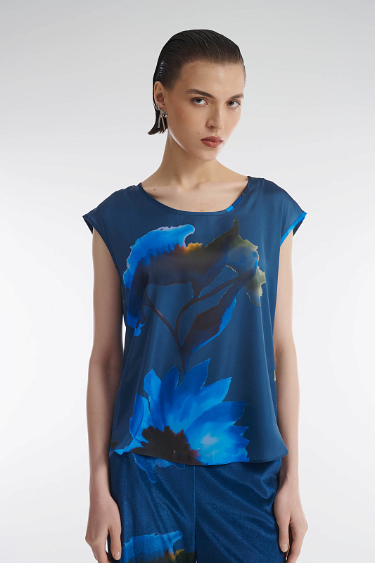 Топ с цветочным принтом Бренд Caterina Leman