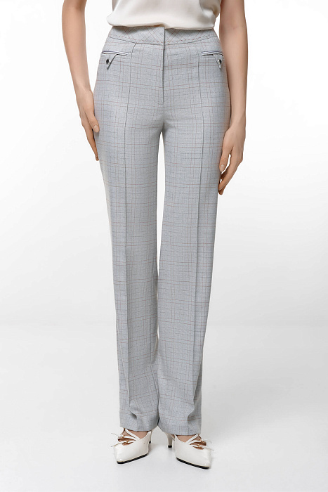 Костюмные брюки в клетку Бренд Caterina Leman
