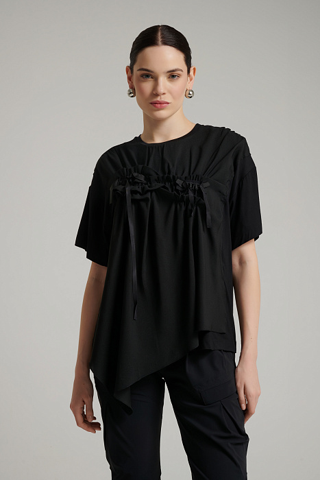 Футболка с оборками Бренд High