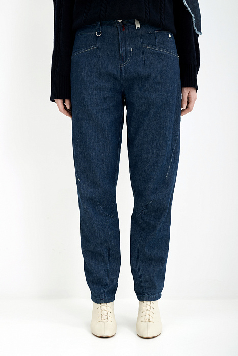 Зауженные джинсы багги Бренд High