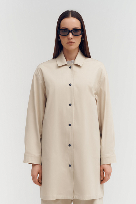 Плащ на кнопках Бренд Sarah Pacini