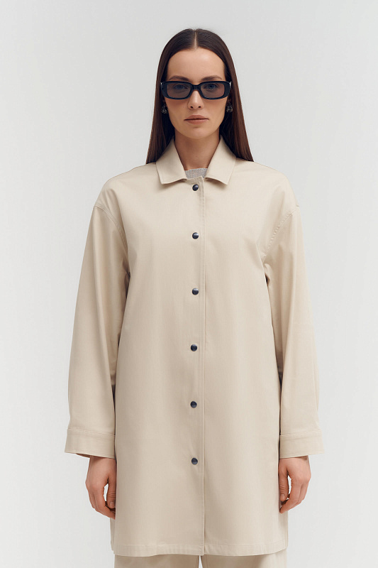 Плащ на кнопках Бренд Sarah Pacini