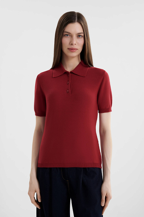 Хлопковое поло Бренд MM