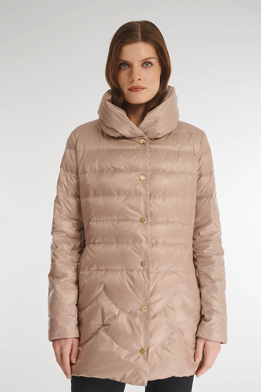 Стеганое пальто с натуральным пухом Бренд Caterina Leman