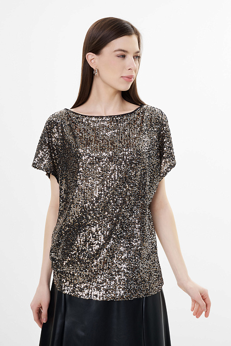 Блузка с пайетками Бренд Luisa Viola