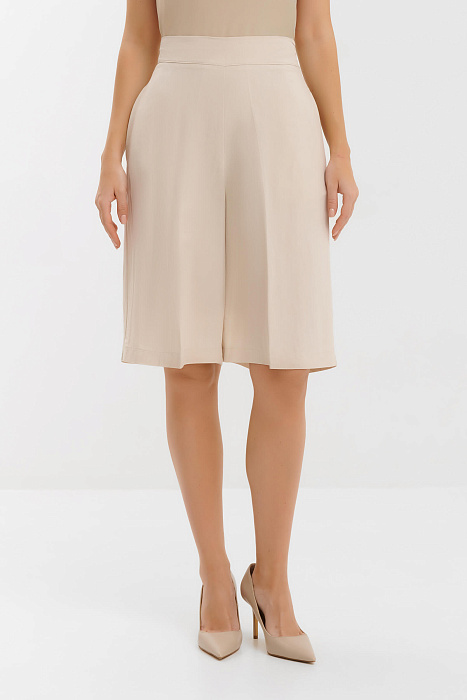 Широкие шорты из льна Бренд Milva Mi