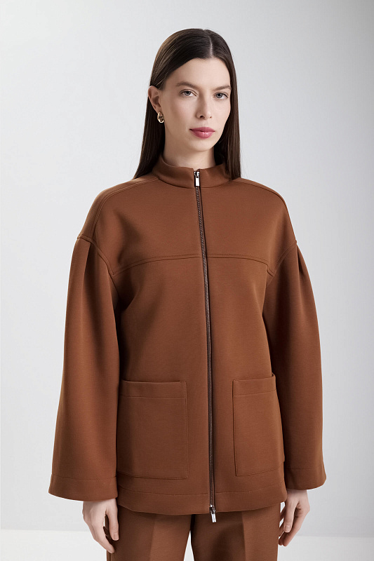 Хлопковая толстовка с накладными карманами Бренд MM