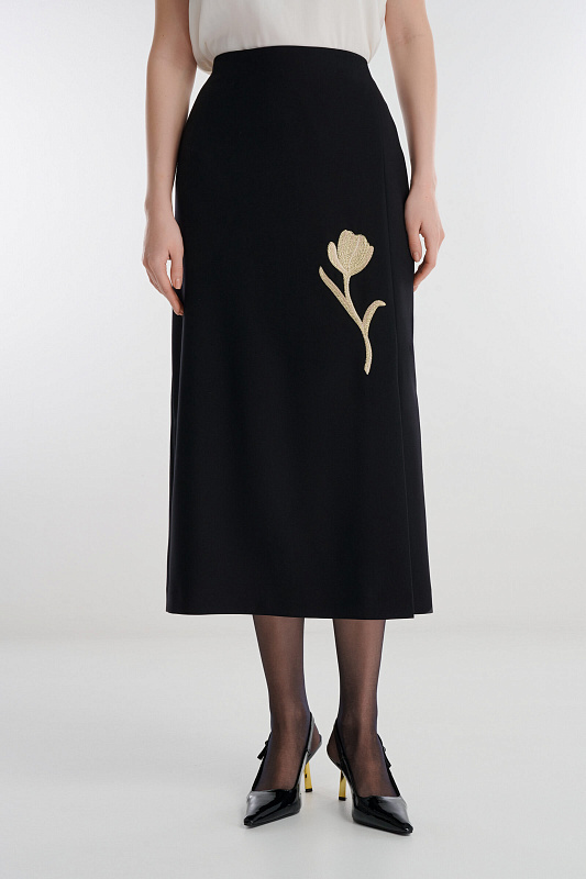 Юбка-карандаш с вышивкой Бренд Caterina Leman