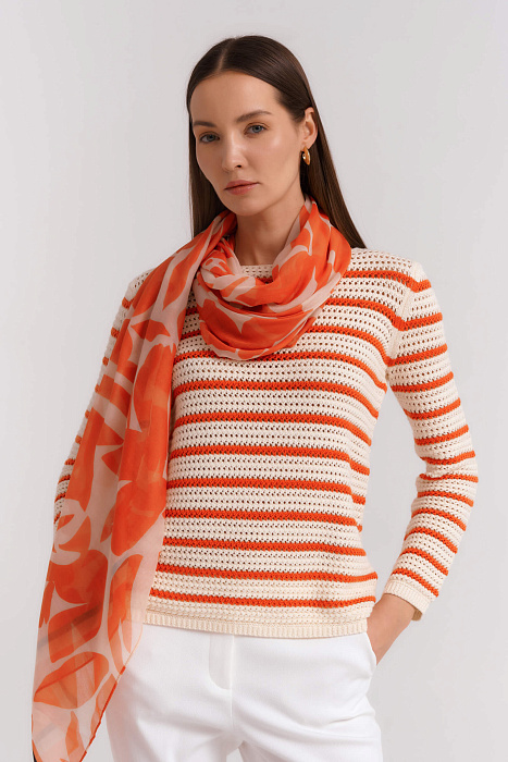 Палантин с цветочным принтом Бренд Diana Gallesi