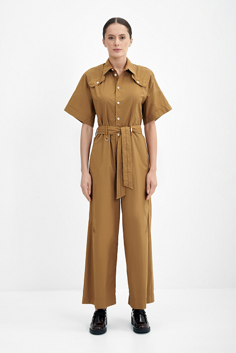 Комбинезон с поясом Бренд High