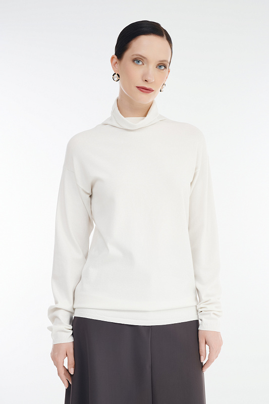 Джемпер с воротником-воронкой Бренд Sarah Pacini