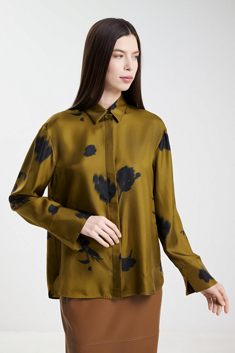 Шелковая рубашка Бренд MM