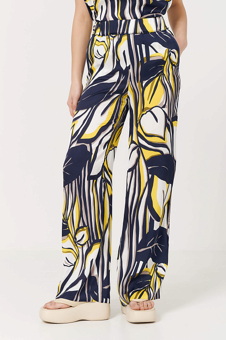 Брюки с абстрактным принтом Бренд Caterina Leman