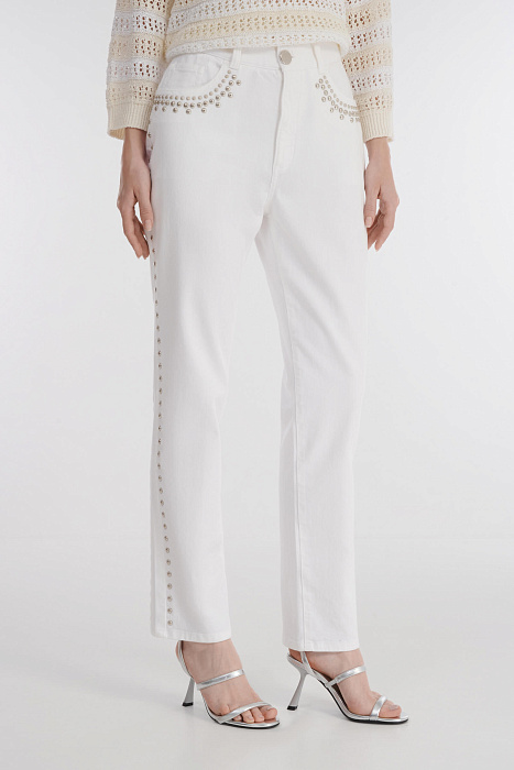 Джинсы с заклепками Бренд Daniela Drei