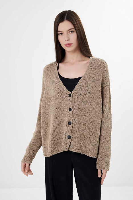 Хлопковый кардиган на пуговицах Бренд Sarah Pacini