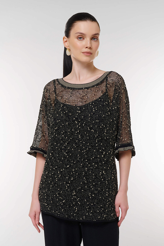 Блузка с перфорацией Бренд Caterina Leman