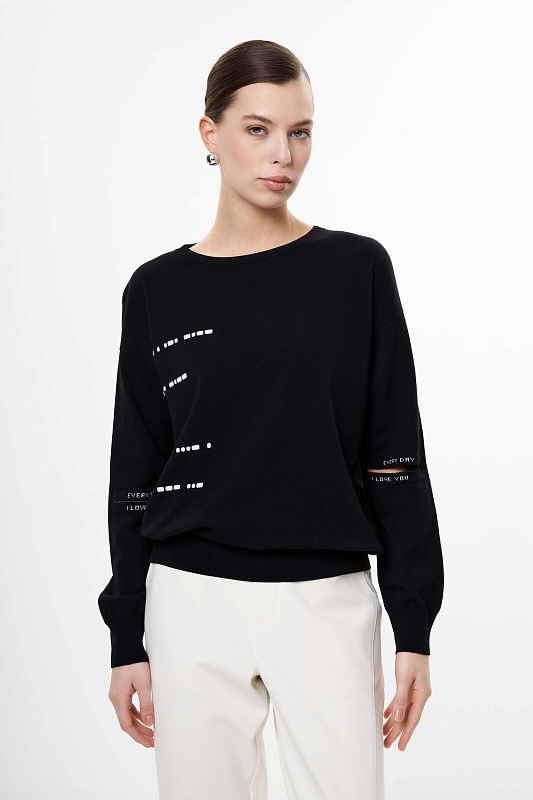 Джемпер из смесовой вискозы Бренд Sarah Pacini