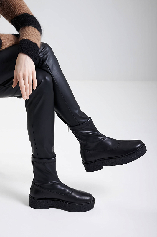 Ботинки из натуральной кожи Бренд MM