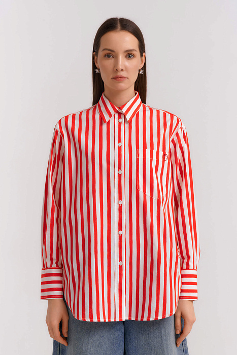 Рубашка в полоску Бренд Diana Gallesi