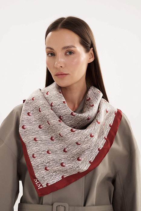 Платок из 100% шелка Бренд MM