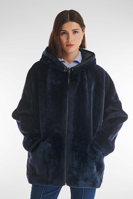 Комбинированная двусторонняя дубленка Бренд Caterina Leman