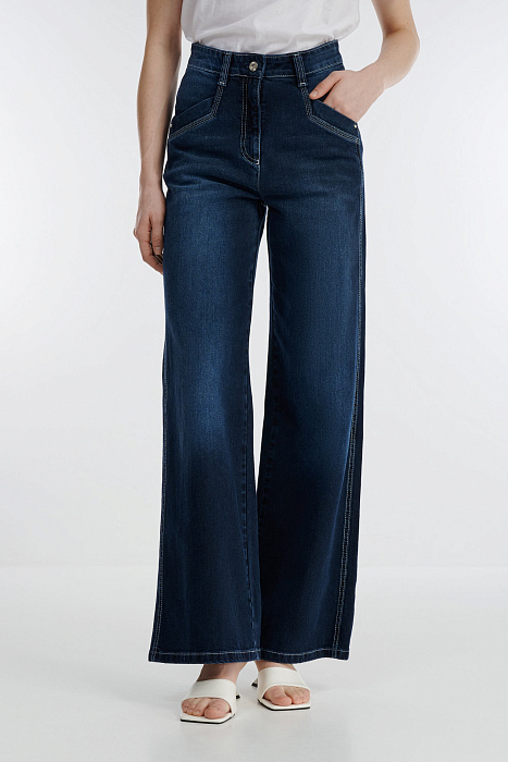 Джинсы с высокой посадкой Бренд Caterina Leman