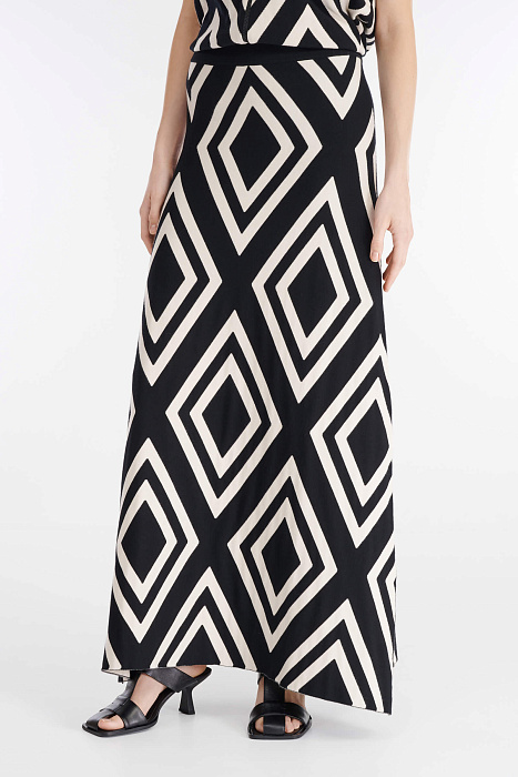 Трикотажная юбка макси Бренд Sarah Pacini