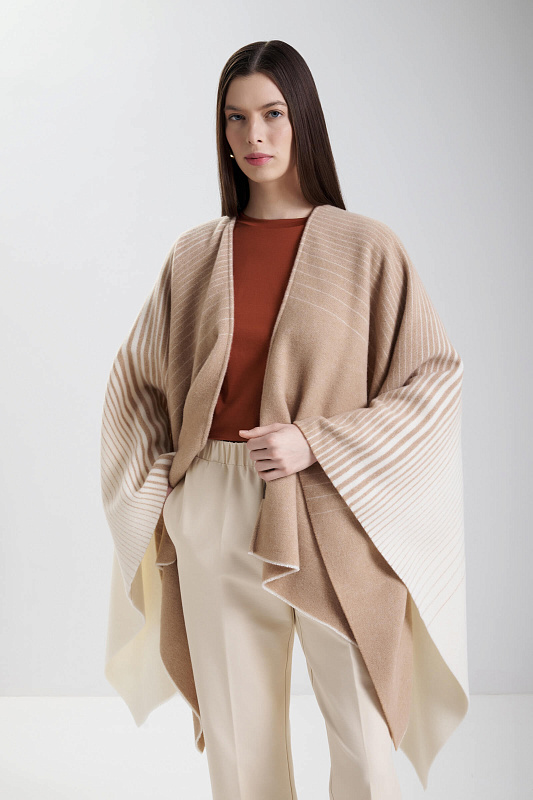 Шерстяное пончо Бренд MM