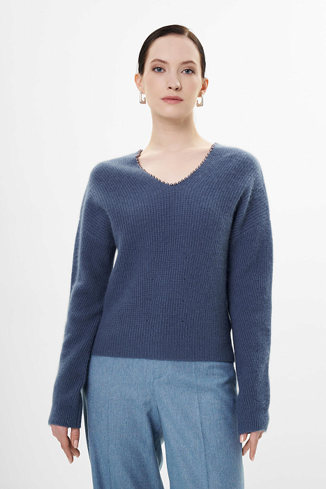 Джемпер с бусинами Бренд Diana Gallesi