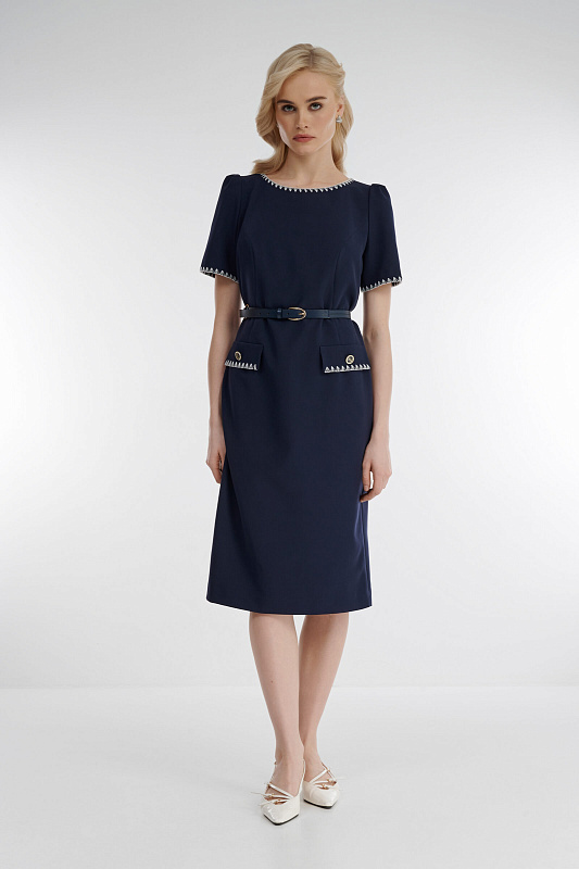 Платье с ремнем Бренд Caterina Leman