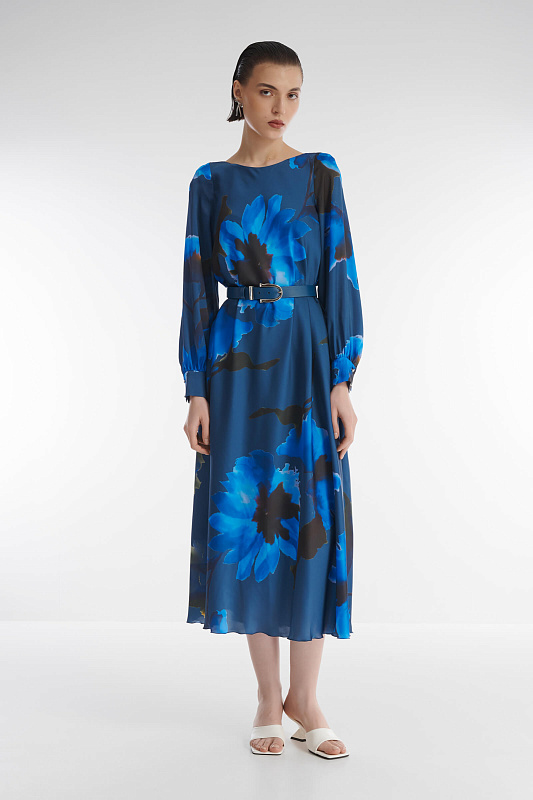 Платье с цветочным принтом Бренд Caterina Leman