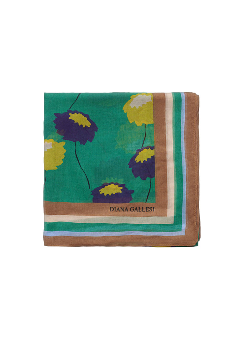 Палантин с цветочным принтом Бренд Diana Gallesi