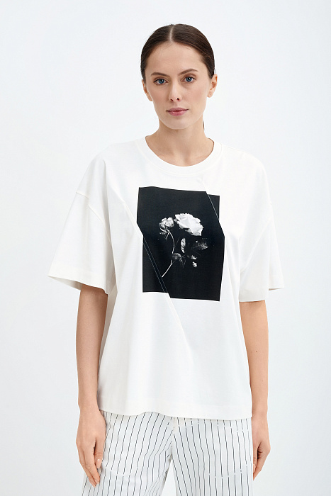 Футболка с принтом Бренд High