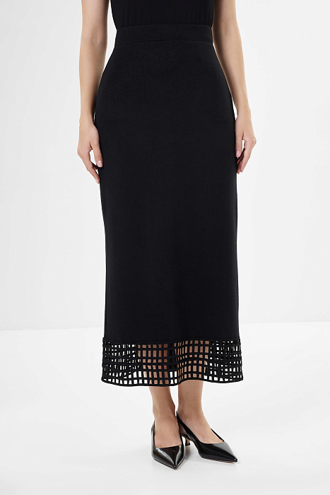 Юбка с перфорацией Бренд Milva Mi
