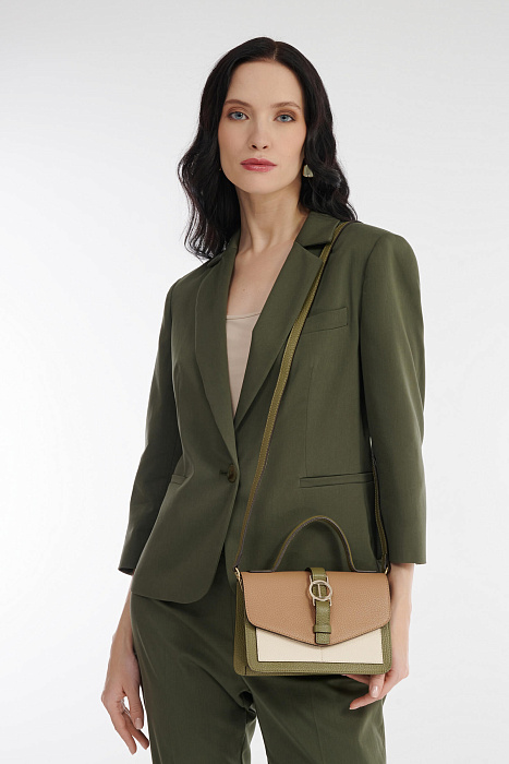 Кожаная сумка кросс-боди Бренд Diana Gallesi