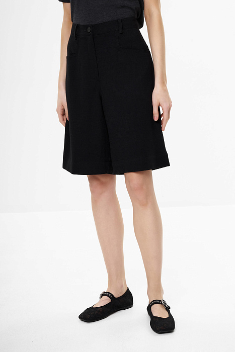 Шорты-бермуды из шерсти Бренд Sarah Pacini