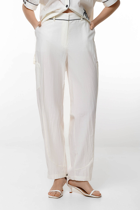 Брюки-багги с карманами Бренд Caterina Leman