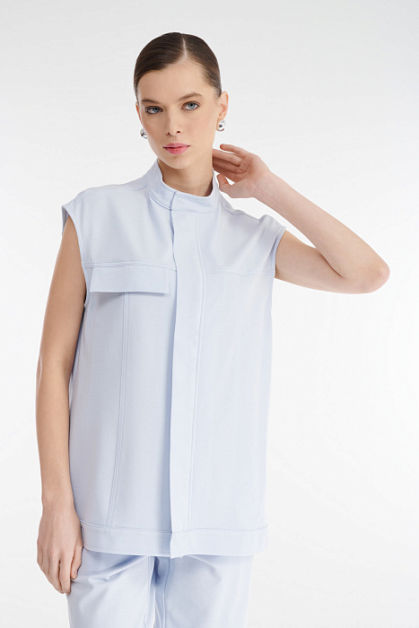 Жилет на молнии Бренд Sarah Pacini