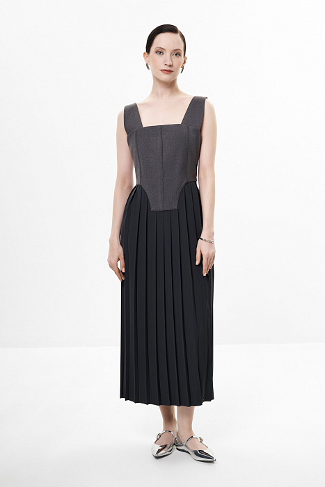 Платье с корсетным лифом Бренд Milva Mi