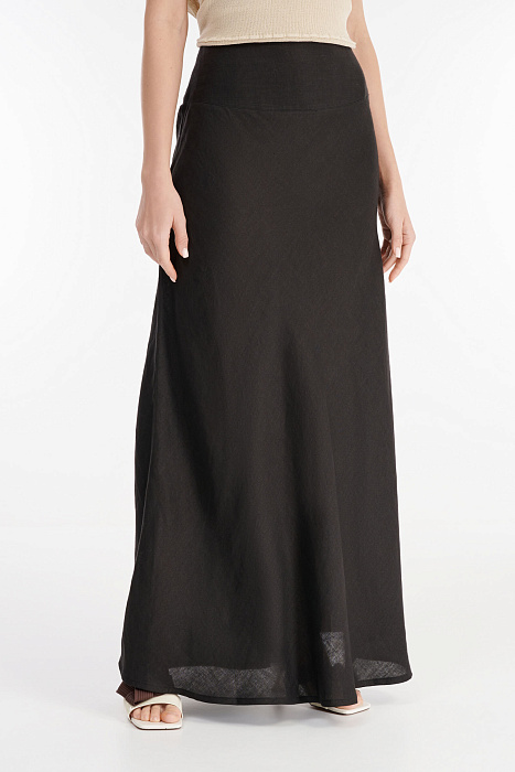 Льняная юбка макси Бренд Sarah Pacini