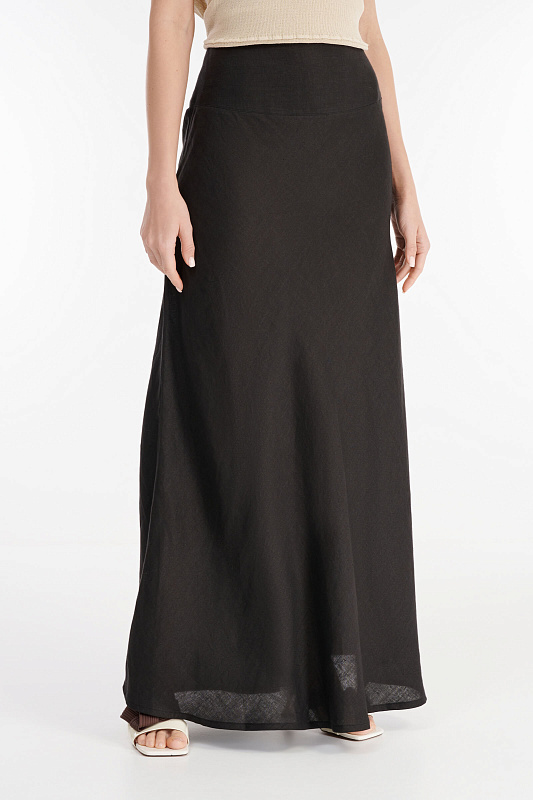 Льняная юбка макси Бренд Sarah Pacini