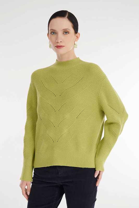 Джемпер с воротником-стойкой Бренд Diana Gallesi