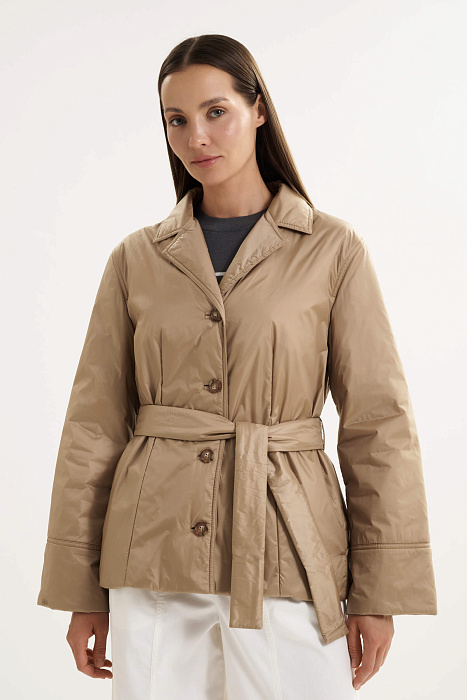 Куртка из водонепроницаемого и ветрозащитного материала на пуговицах Бренд MM