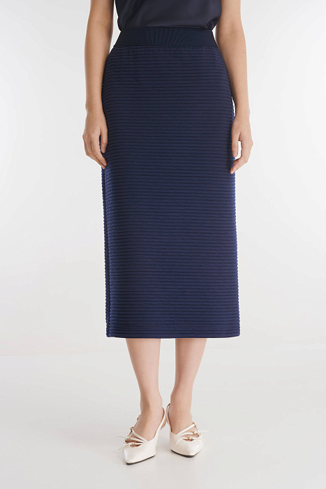 Фактурная юбка-карандаш из смесовой вискозы Бренд Caterina Leman