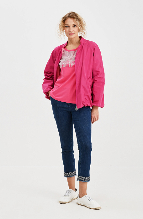 Зауженные джинсы с декором Бренд Rocco Ragni