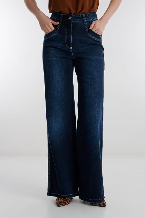 Джинсы с высокой посадкой Бренд Caterina Leman