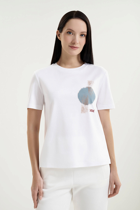 Футболка из модала и хлопка Бренд MM