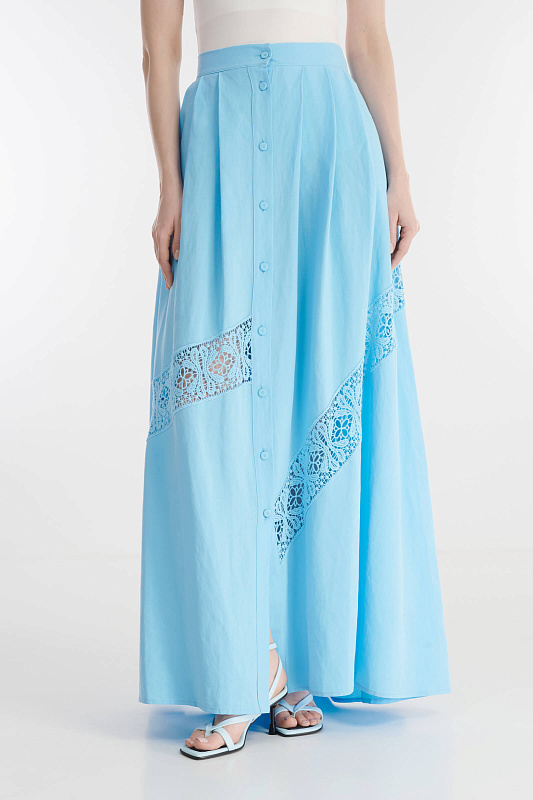 Расклешенная юбка на пуговицах Бренд Milva Mi