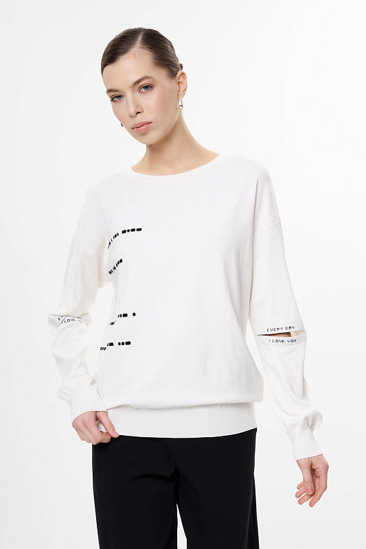 Джемпер из смесовой вискозы Бренд Sarah Pacini